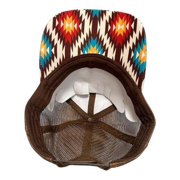 Ranch Dress’N unisex Baseball Cap Aztec Print New - Picture 6 of 8